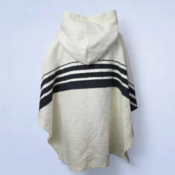 Aritzia Golden By TNA Wool Blend Hooded Cape Poncho - Size Small/Medium - Picture 4 of 9